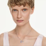 Swarovski smykke Symbolica pendant Star, Blue, Rhodium plated - 5734252