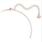 Swarovski smykke Iconic Swan pendant Swan, Black, Rose gold-tone plated - 5204134