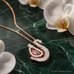 Swarovski smykke Swan pendant Mixed cuts, Swan, Pink - 5732414