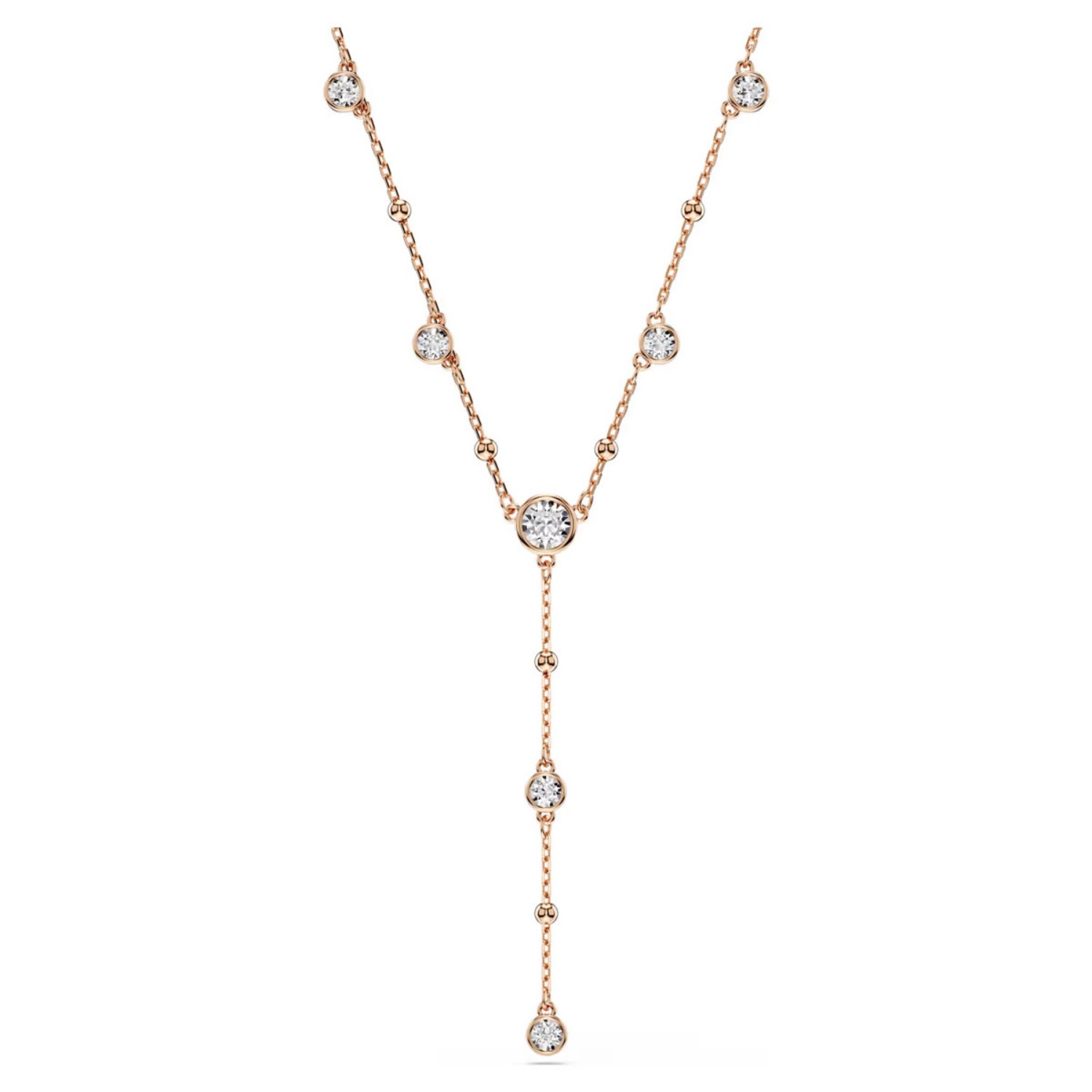Swarovski collier Imber Y-halskjede i roségullfinish - 5763813