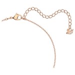 Swarovski Sparkling Dance Round Necklace, White, Rose-gold tone plated - 5272364