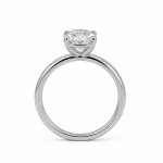 Forlovelsesring med Oval Lab Grown diamant i 2.01 ct og River (D) - VS1 - ABR21640LGHG