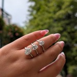 Forlovelsesring med Oval Lab Grown diamant i 2.01 ct og River (D) - VS1 - ABR21640LGHG