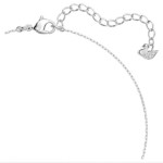 Swarovski smykke Attract Trilogy Round Pendant, White, Rhodium plated - 5414970