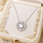 Swarovski smykke Sparkling Dance Round, hvitt - 5286137