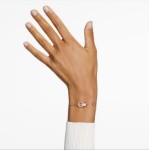Swarovski armbånd Hollow, rose gold tone, medium - 5636498