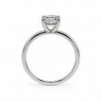Forlovelsesring med Square cushion Lab Grown diamant i 1.03 ct og River (E) - VVS2 - ABR21644LGHG