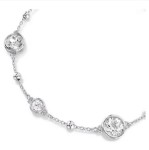 Swarovski armbånd Imber bracelet Round cut, White, Rhodium plated - 5696079