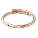 Swarovski armbånd Dextera bangle Magnetic closure, White, Rose gold-tone plated - 5692267