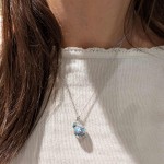 Sølvsmykke Englehviskeren i rhodinert sølv, 20x20 mm, flere farger