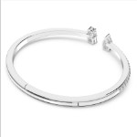 Swarovski armbånd Mesmera cuff, Mixed cuts, White, Rhodium plated - 5572664