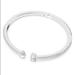 Swarovski armbånd Mesmera cuff, Mixed cuts, White, Rhodium plated - 5572664