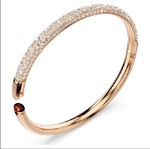 Swarovski armbånd Meteora Snow pavé, White, Rose gold-tone plated - 5688611