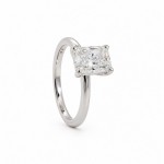 Forlovelsesring med Radiant cut Lab Grown diamant i 1.53 ct og River (E) - VVS2 - ABR21642LGHG