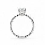 Forlovelsesring med Radiant cut Lab Grown diamant i 1.53 ct og River (E) - VVS2 - ABR21642LGHG
