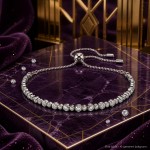 Swarovski armbånd Matrix Tennis bracelet Mixed round cuts, White, Rhodium plated - 5677813