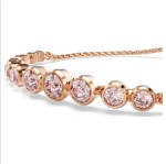 Swarovski armbånd Imber Tennis bracelet Mixed round cuts, Pink, Rose gold-tone plated - 5718204