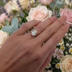 Forlovelsesring med Oval Lab Grown diamant i 2.02 ct og River (E) - VVS2 - ABR21640LGGG