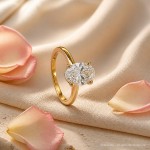 Forlovelsesring med Oval Lab Grown diamant i 2.02 ct og River (E) - VVS2 - ABR21640LGGG