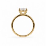Forlovelsesring med Oval Lab Grown diamant i 2.02 ct og River (E) - VVS2 - ABR21640LGGG