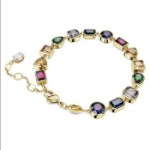 Swarovski armbånd Stilla bracelet Mixed cuts, Multicolored, Gold-tone plated - 5662925