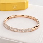 Swarovski armbånd Sublima bangle, Snow pavé, White, Rose gold-tone plated - 5688612