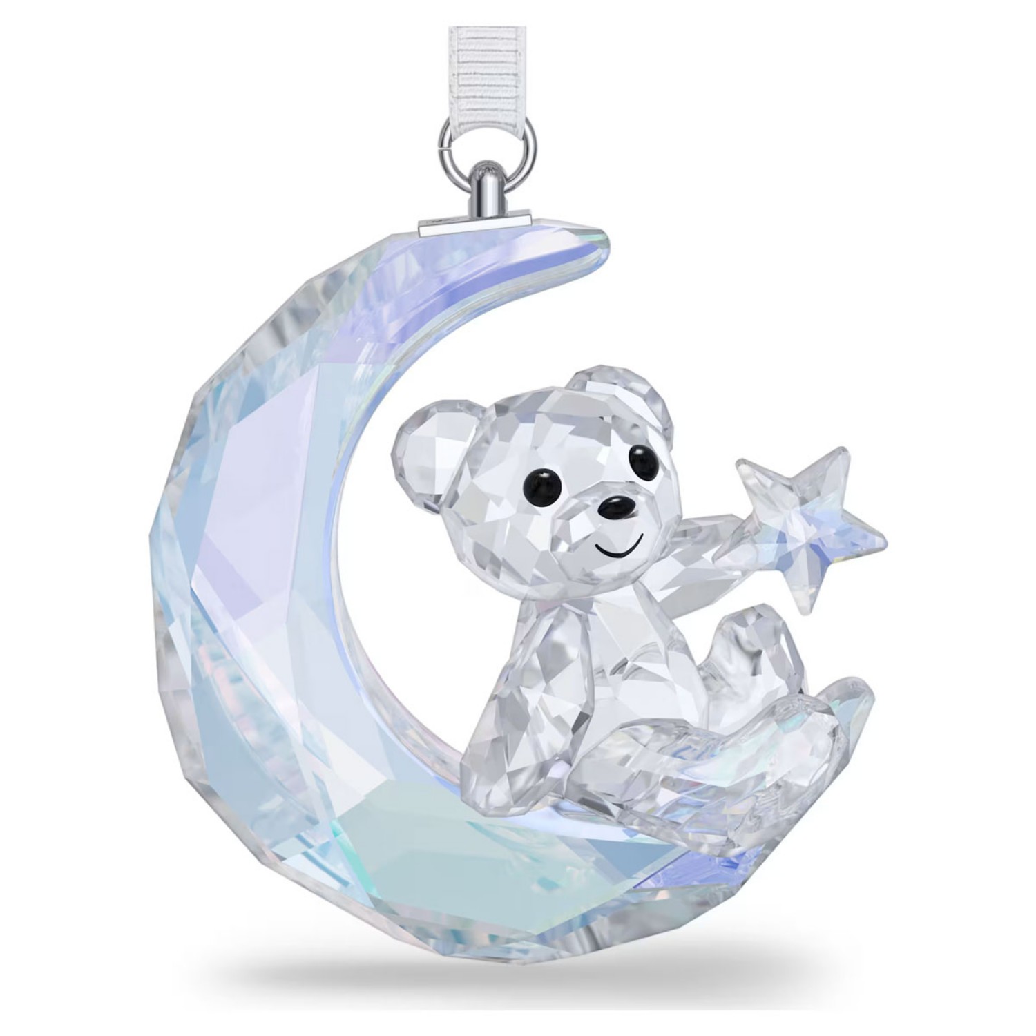 Swarovski figurer Kris Bear måneornament i krystall - 5732106