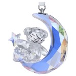Swarovski figurer Kris Bear måneornament i krystall - 5732106