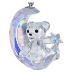 Swarovski figurer Kris Bear måneornament i krystall - 5732106