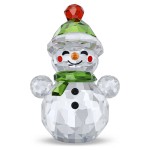 Swarovski figurer Holiday Cheers snømann i krystall - 5735125