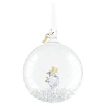 Swarovski figurer Annual Edition 2026 Julekule med snømann - 5732528
