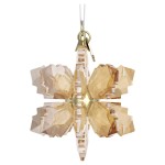 Swarovski figurer Annual Edition julepynt i gullfarge snøfnugg 2026 - 5731942