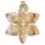 Swarovski figurer Annual Edition julepynt i gullfarge snøfnugg 2026 - 5731942