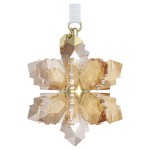 Swarovski figurer Annual Edition julepynt i gullfarge snøfnugg 2026 - 5731942