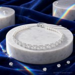 Swarovski collier Ariana Grande x Swarovski Tennis choker Mixed cuts, Heart, White, Rhodium plated - 5720861