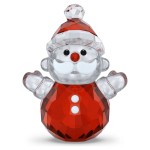 Swarovski figurer Holiday Cheers nissefigur i rødt med 221 fasetter - 5735123