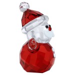 Swarovski figurer Holiday Cheers nissefigur i rødt med 221 fasetter - 5735123