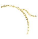 Swarovski collier Constella White, Gold-tone plated - 5683354