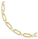Swarovski collier Constella White, Gold-tone plated - 5683354