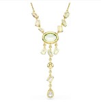 Swarovski collier Gema Y necklace Mixed cuts, Multicolored, Gold-tone plated - 5737451