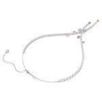 Swarovski collier Ariana Grande x Swarovski necklace Mixed cuts, Dragonfly, Multicolored, Rhodium plated - 5737424