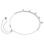 Swarovski collier Ariana Grande x Swarovski necklace Mixed cuts, Multicolored, Rhodium plated - 5737422