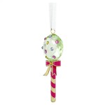 Swarovski figurer Holiday Cheers grønt juleornament i krystall med sløyfe - 5742104