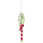 Swarovski figurer Holiday Cheers grønt juleornament i krystall med sløyfe - 5742104