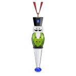 Swarovski figurer Holiday Cheers grønn nøtteknekkerpynt i krystall - 5742716