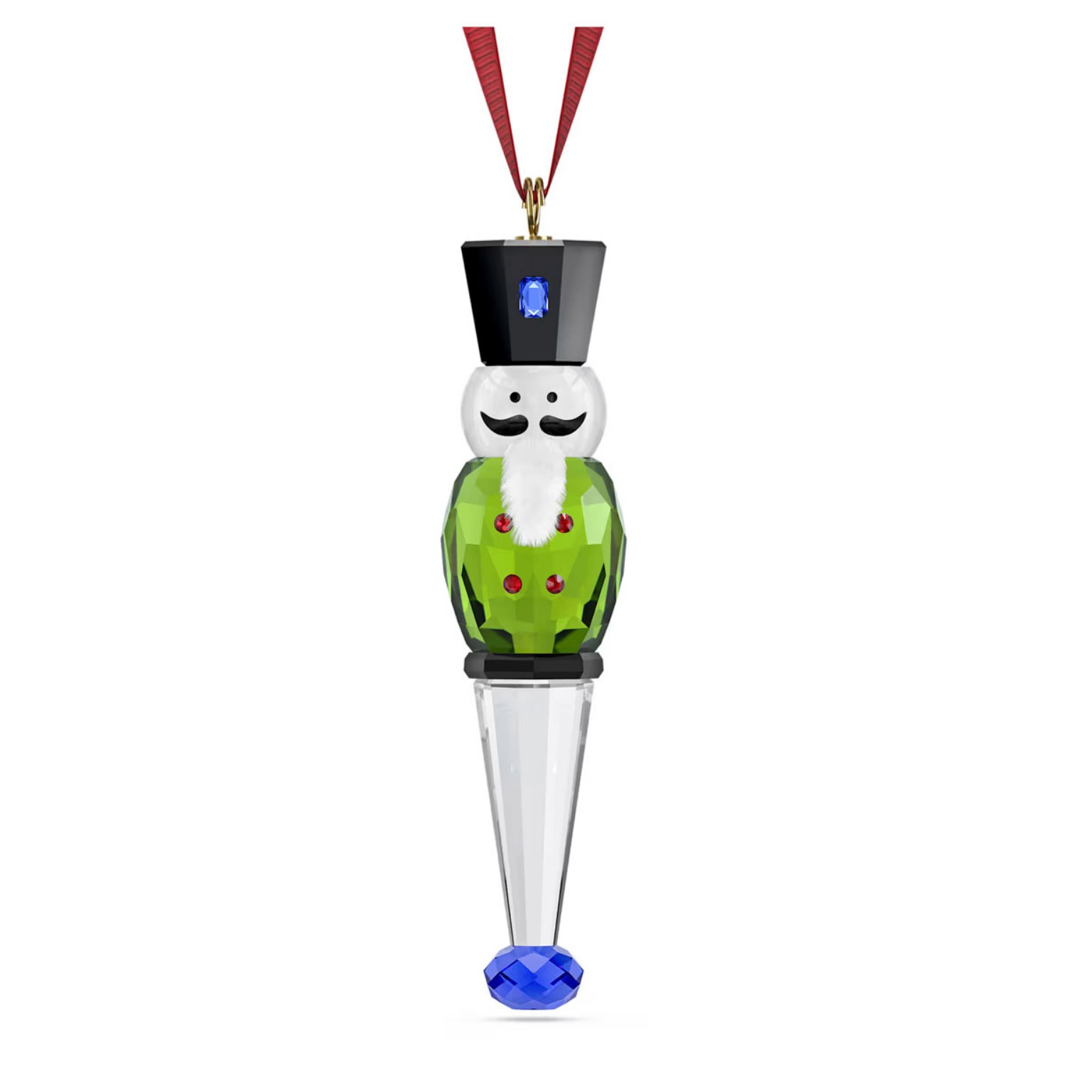 Swarovski figurer Holiday Cheers grønn nøtteknekkerpynt i krystall - 5742716