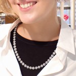 Swarovski Una Angelic halskjede med krystaller - 5117703