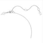 Swarovski smykke Matrix pendant Crystal pearl, Round cut, White, Rhodium plated - 5688751