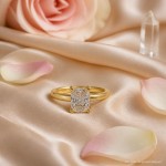 Forlovelsesring med Radiant cut Lab Grown diamant i 2.00 ct og River (E) - VVS2 - ABR21643LGGG