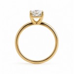Forlovelsesring med Radiant cut Lab Grown diamant i 1.53 ct og River (E) - VVS2 - ABR21642LGGG
